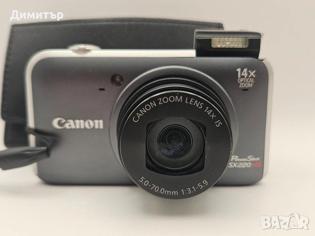 Canon Powershot SX220 HS 12.1mp дигитална камера digital camera фотоапарат, снимка 2 - Фотоапарати - 51933496