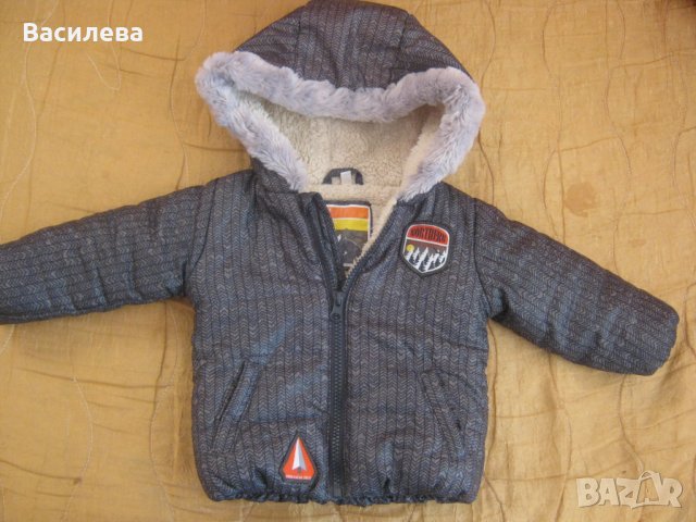 Плътно яке с подплата и качулка 68 размер, снимка 4 - Бебешки якета и елеци - 26696960