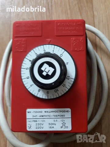 Реле за измерване на точно време българско производство , снимка 2 - Други стоки за дома - 53581577