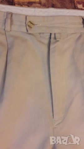 Мъжки къс панталон с маншети светло бежов №50, снимка 2 - Къси панталони - 18817979