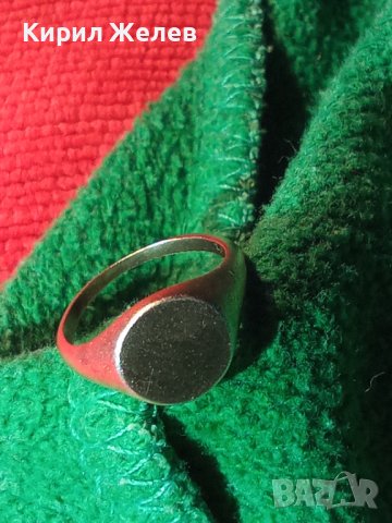 МАРКОВ ПОЗЛАТЕН СРЕБЪРЕН ПРЪСТЕН СРЕБРО 925 ДИЗАЙНЕРСКИ КЛАСИЧЕСКИ СТИЛЕН МОДЕЛ 31178, снимка 5 - Пръстени - 42452976