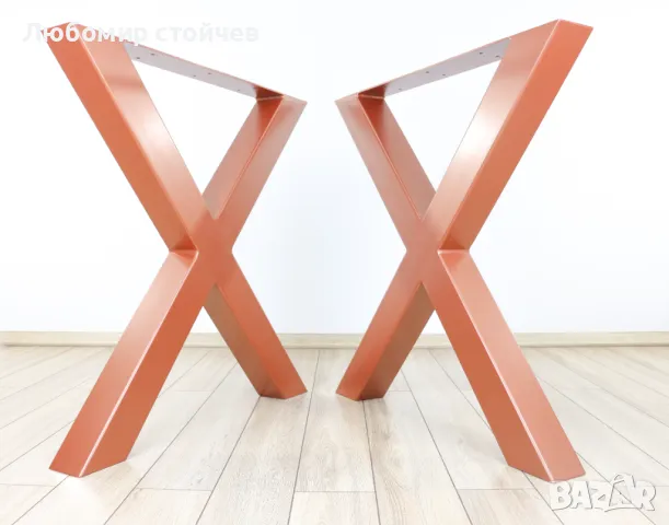 Метални крака за холна маса, трапезна маса, бюро, пейка, снимка 7 - Маси - 47699113