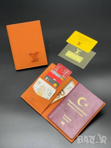 портмонета от естествена кожа в кутия louis vuitton , снимка 12 - Портфейли, портмонета - 51404368