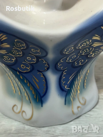 Старинен съветски порцеланов свещник , снимка 7 - Колекции - 53348124