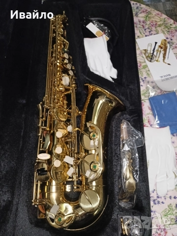 Нов!!! Алт саксофон 