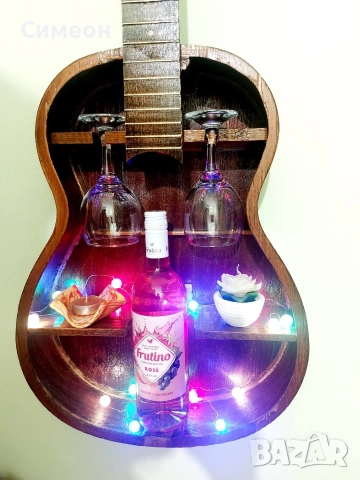 Ръчно изработена етажерка от китара - уникат !, снимка 10 - Китари - 52662149