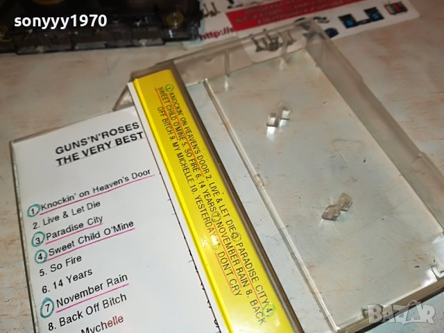 GUNS N ROSES-КАСЕТА 2301231756, снимка 16 - Аудио касети - 39408003