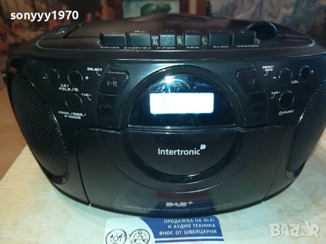 INTERTRONIC DAB-88 USB MP3 DAB+TUNER DECK AUX IN ВНОС SWISS 0501241554, снимка 13 - Радиокасетофони, транзистори - 43672668
