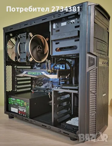 Геймърски компютър i7-8700, EVGA GTX 1080ti, 16 RAM, 126 SSD, 500 HDD, снимка 1