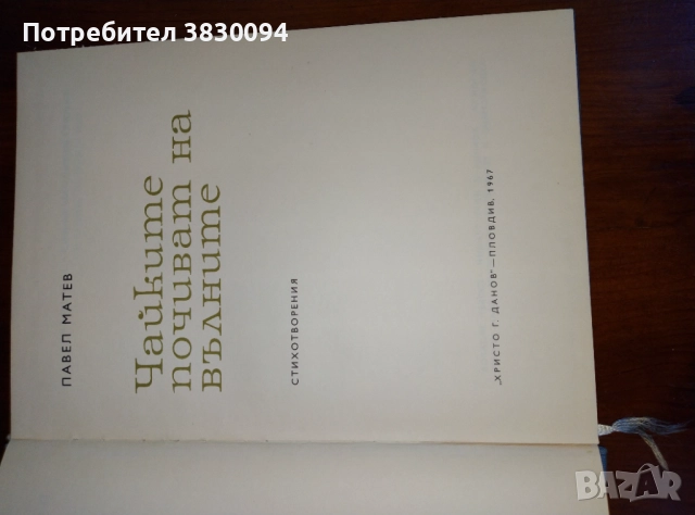 Чайките почиват на вълните, снимка 2 - Българска литература - 51804490