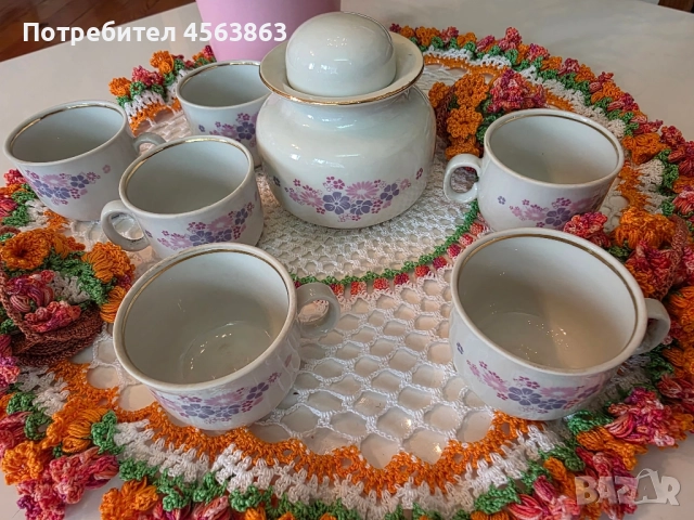 Сервиз за кафе, снимка 2 - Сервизи - 51630243