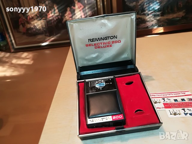 🔰REMONGTON SELECTRIC 200 DELUXE-MADE IN FRANCE 0310221731, снимка 3 - Антикварни и старинни предмети - 38206223