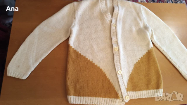 Вълнена мъжка жилетка, снимка 2 - Пуловери - 51000710