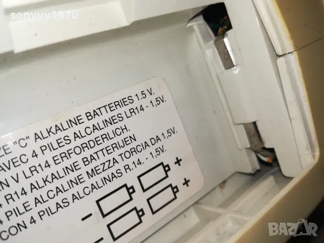 марков ретро касетофон с микрофон за колекция 2203251633, снимка 15 - Радиокасетофони, транзистори - 49597174