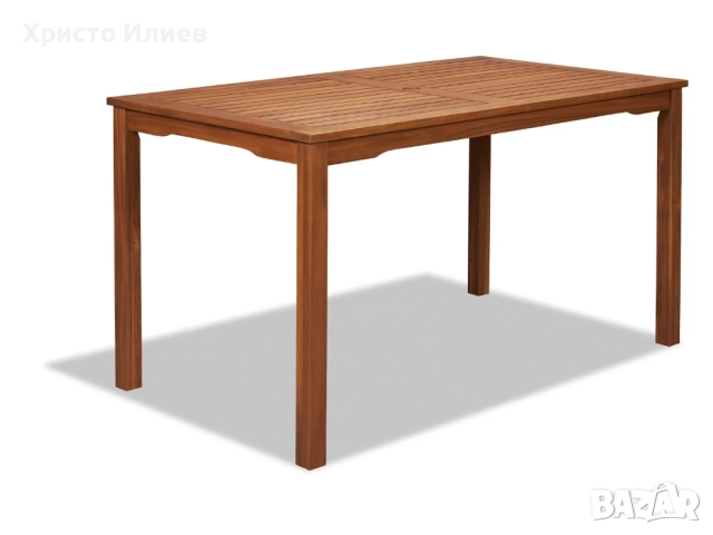 Голяма градинска маса от дърво акация 6 местна трапезна външна