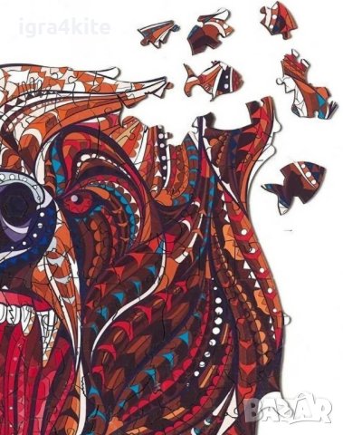 ПЕРФЕКТЕН ПОДАРЪК! Дървени пъзели 27 модела с лазерна изработка и части на животни, снимка 11 - Образователни игри - 43273631