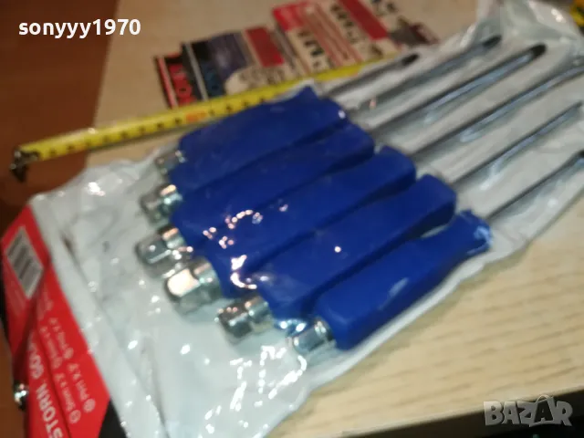 комплект от 6 ударни отвертки-захват за ключ 0404252201, снимка 4 - Отвертки - 49766785