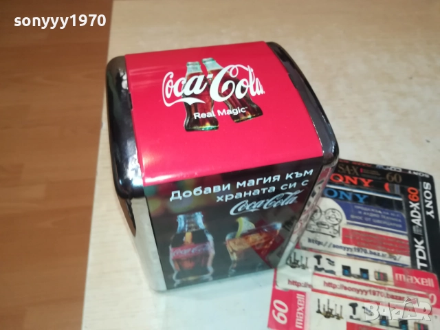 COCA COLA-METAL-ЗА КОЛЕКЦИЯ ДЕКОР САЛФЕТКИ 0510251737, снимка 4 - Колекции - 51953303