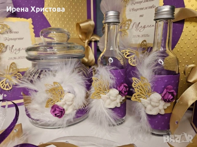 Комплекти за кръщене, снимка 4 - Декорация - 53399865