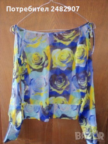 Ефектна дамска блуза - тюл, снимка 8 - Блузи с дълъг ръкав и пуловери - 40354495