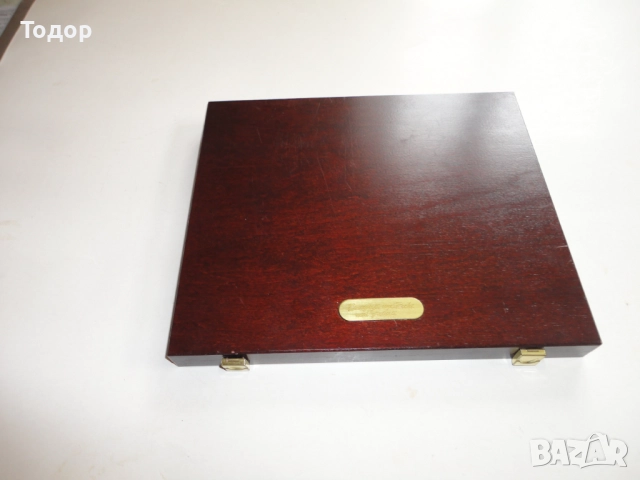 Луксозна дървена кутия за монети 6, снимка 2 - Нумизматика и бонистика - 52615897