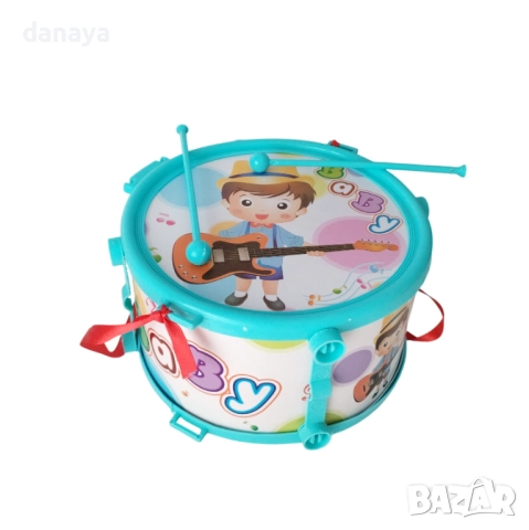 6194 Детска музикална играчка Барабанче, 17 см, снимка 4 - Музикални играчки - 52865765