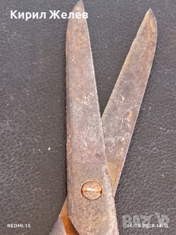 Винтидж шивашка ножица от соца рядка за КОЛЕКЦИЯ ДЕКОРАЦИЯ 50606, снимка 2 - Други ценни предмети - 51732566