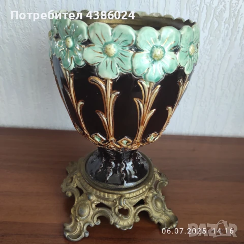 АНТИКВАРНА ЛАМПА НА ПОНЕ 130 ГОДИНИ ПОРЦЕЛАН, снимка 9 - Антикварни и старинни предмети - 50926210