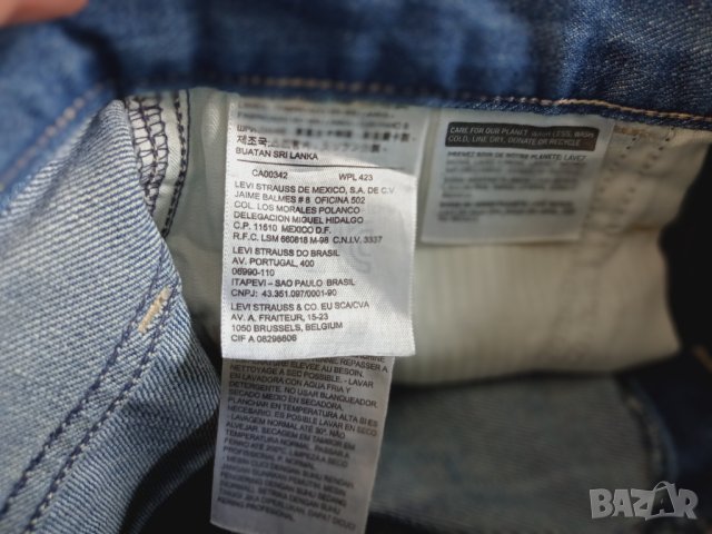 Къси дънкови панталонки Levi's 26, снимка 2 - Къси панталони и бермуди - 37039650