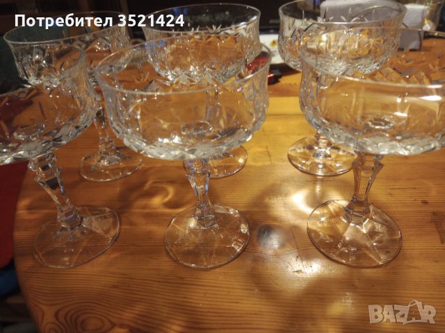 Кристални чаши , снимка 6 - Сервизи - 43699150