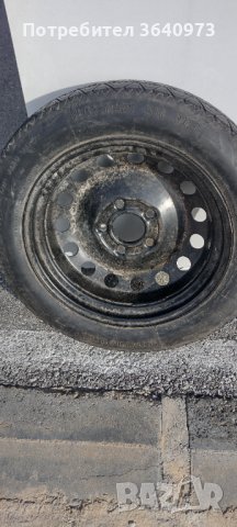 Резервна гума патерица 5х120, снимка 3 - Гуми и джанти - 43179298