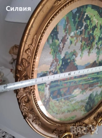 Стар гоблен , снимка 3 - Гоблени - 53145646