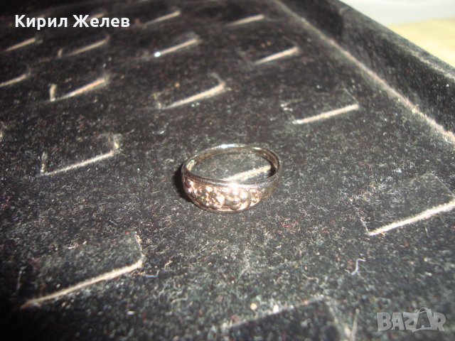 ЗЛАТИСТО КРАСИВО НЕЖНО ФЛОРАЛНО ПРЪСТЕНЧЕ 21096, снимка 4 - Пръстени - 32659975