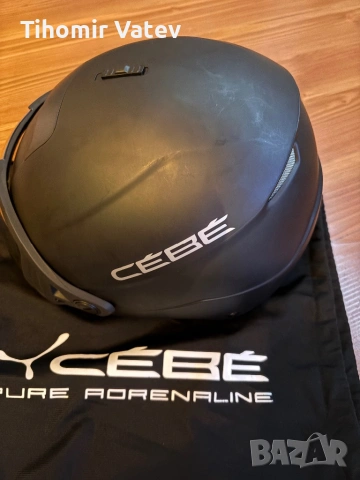 СКИ КАСКА CEBE с визьор р-р 56-59, снимка 3 - Зимни спортове - 53418241