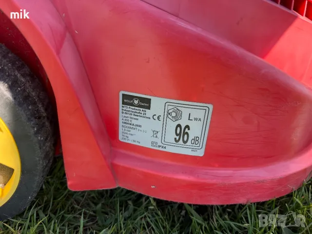 Електрическа косачка Волф - не работи , снимка 3 - Градинска техника - 50083746