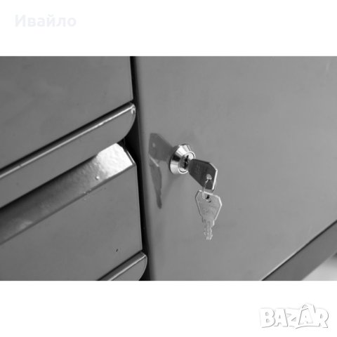 Работна маса с шкаф и чекмеджета VOREL, 1160 х 600 х 840 мм, снимка 9 - Работни маси и бюра - 43024646