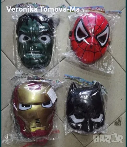 Светещи маски на Спайдърмен,Батман,Железния човек,Хълк, снимка 3 - Други - 49071808