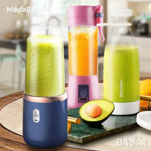 Мини блендер подходящ за различни сокове и смутита, снимка 2 - Блендери - 48504562