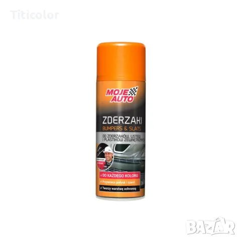 Спрей за поддръжка на брони и пластмаса Moje Auto, 400 мл