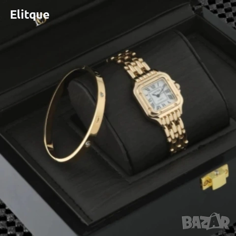 часовник cartier, снимка 2 - Дамски - 53573553