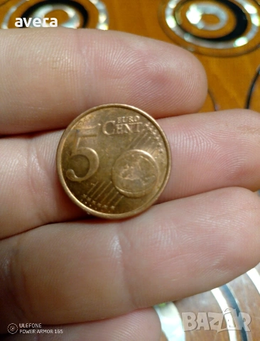 монета 5 цента, снимка 2 - Нумизматика и бонистика - 53399184