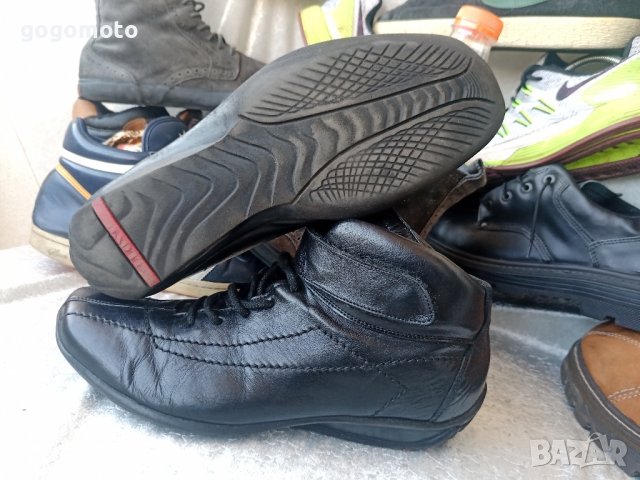 висококачествени,лукс боти 42 - 43,original LLOYD®,100% качествена естествена кожа,made in GERMANY, снимка 17 - Мъжки боти - 43749207