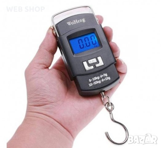 Кантар WH-A08 везна тип кука за месо с подсветка електронен до 50kg, снимка 1