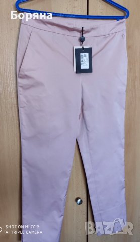 НАМАЛЕН - Twinset Нов елегантен розов панталон, снимка 9 - Панталони - 36990873