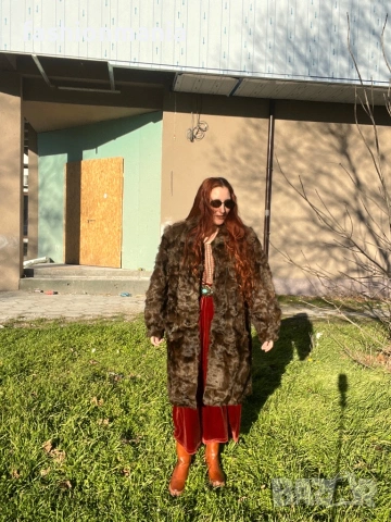 Невероятно палто от естествена кожа - заек. Vintage. , снимка 7 - Палта, манта - 53271450
