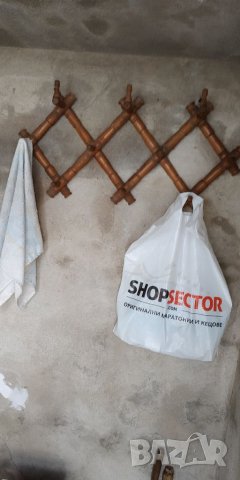 Стара дървена закачалка от едно време , снимка 3 - Закачалки - 39679034