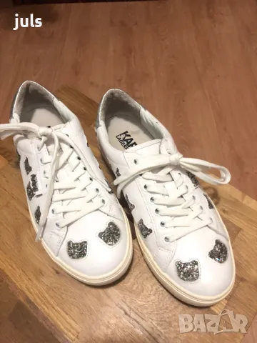 Karl Lagerfeld - дамски сникърси, снимка 3 - Маратонки - 49337830