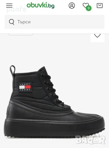 Tommy Jeans зимни боти, снимка 3 - Дамски боти - 50628718