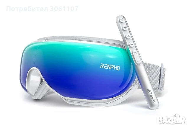 Масажор за очи RENPHO Eyeris 1 отопляема маска, компресия, Bluetooth