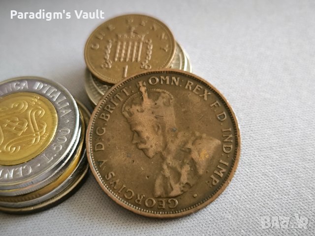 Монета - Австралия - 1 пени | 1912г., снимка 2 - Нумизматика и бонистика - 43685327